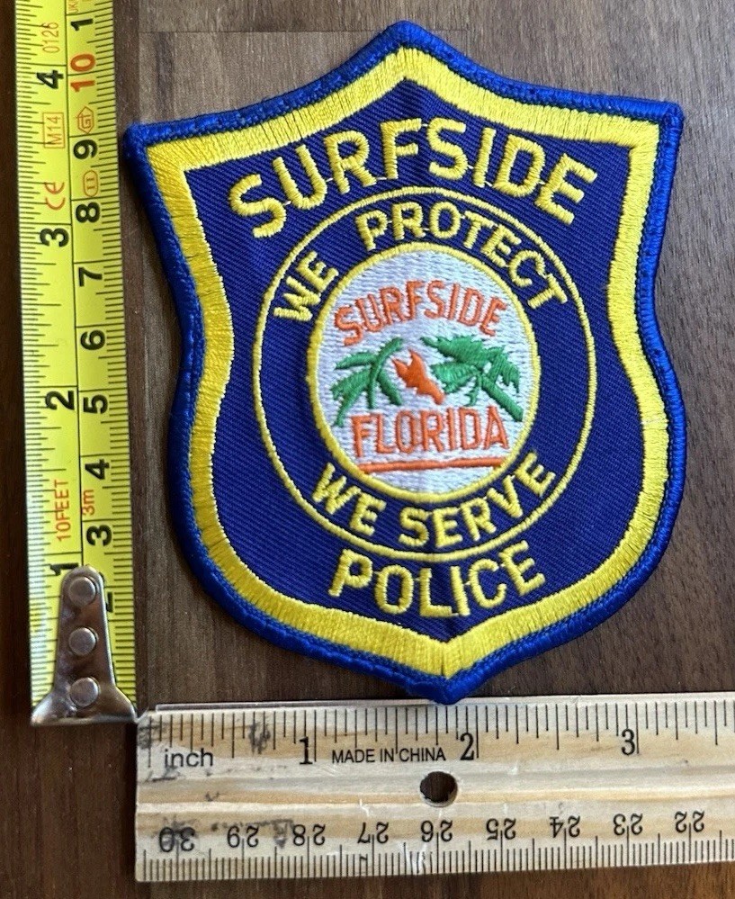 FLORIDA FL SURFSIDE POLICE SHOULDER PATCH SHERIFF