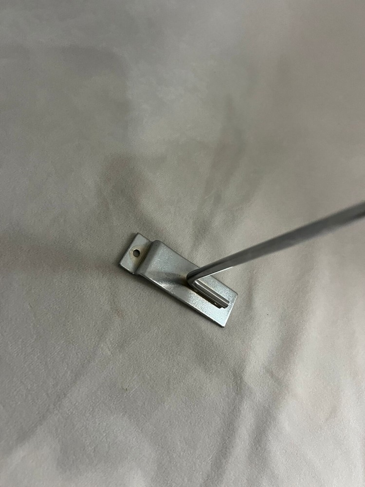 (20) Grid Wall Hooks Chrome Metal Peg Std Style for Gridwall 8"