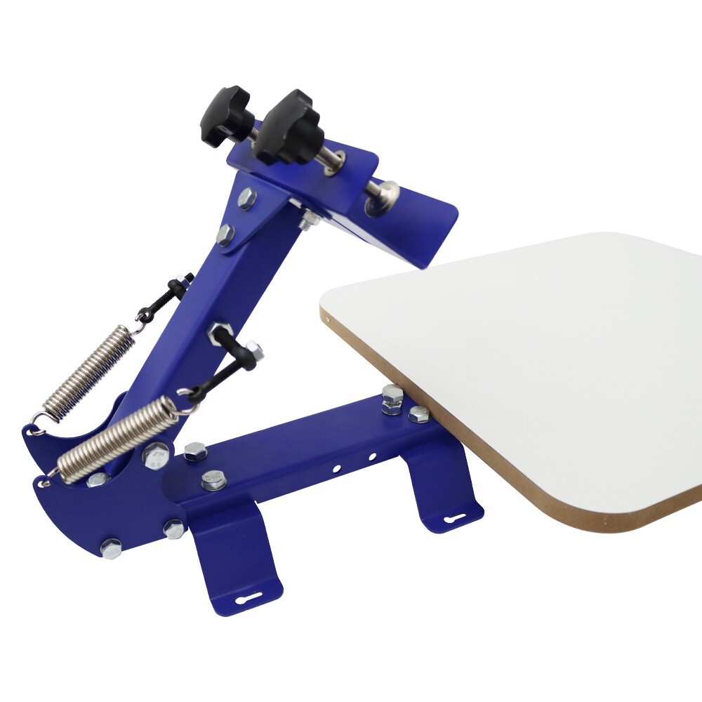 1 Color Screen Printing Press Silk Screen Printer Adjustable Height 22×18''