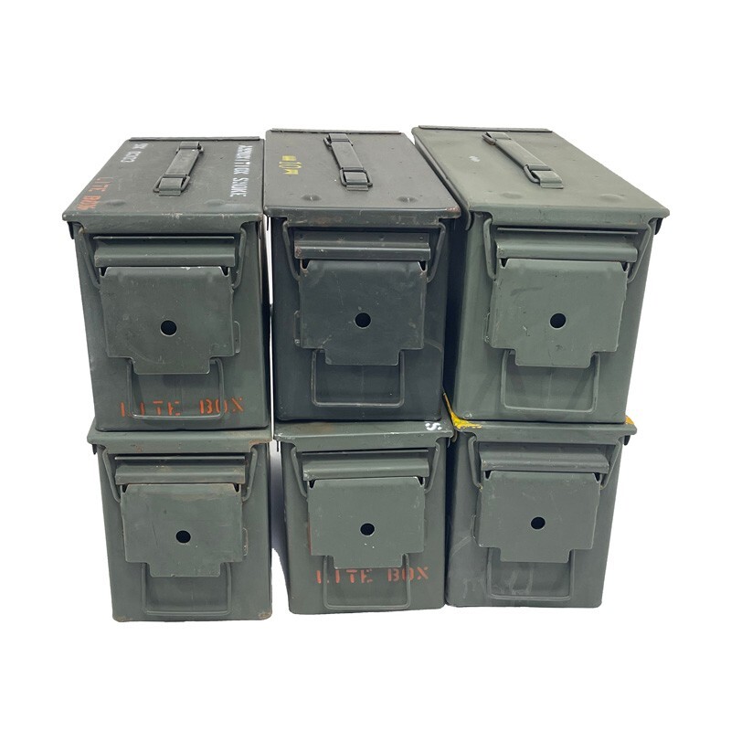 6 Pack 50 Cal ammo cans - Grade 2
