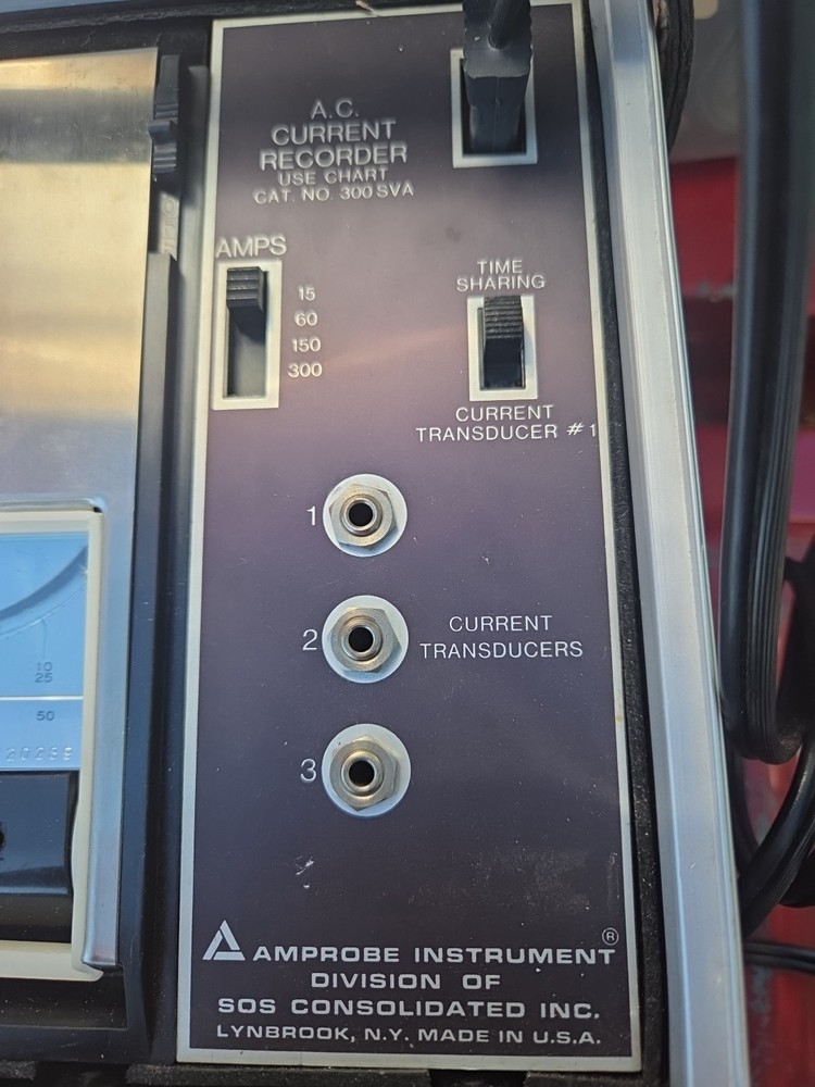 AMPROBE MODEL AA3 AC ELECTRIC CURRENT RECORDER UNTESTED SEE PHOTO DESCRIPTION