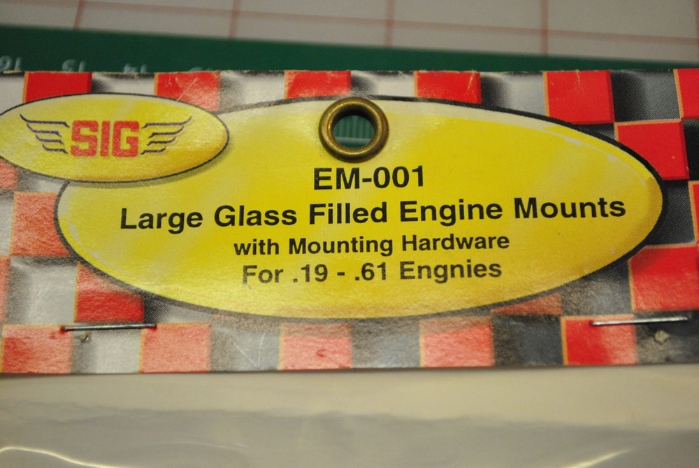 Sig model airplane engine mount, .19-.61 Nice!