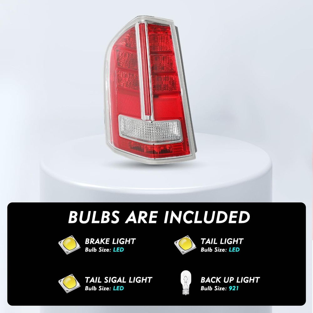 2011-2014 300 LED Tail Lights Assembly Driver Passenger Side