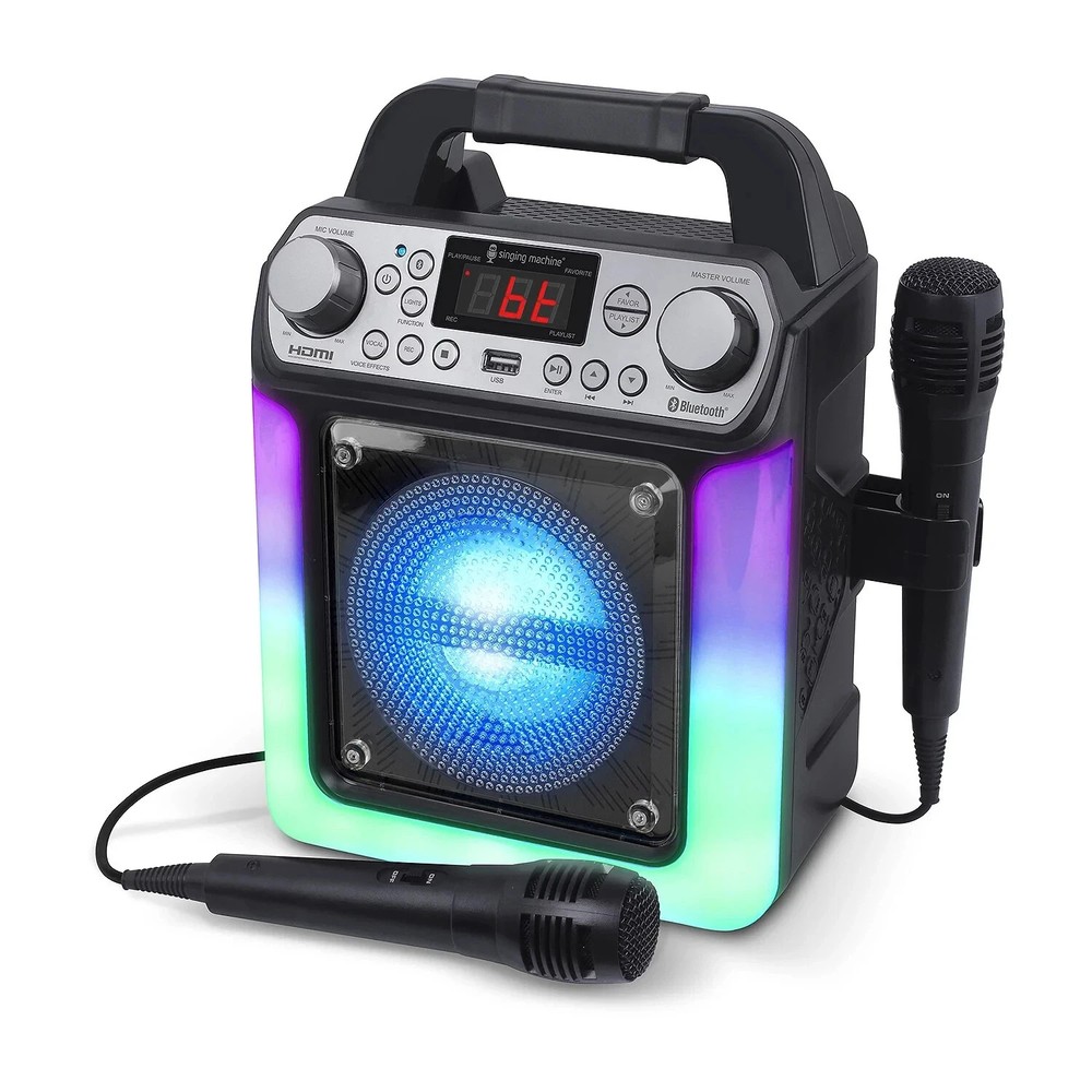 Singing Machine Portable Bluetooth Karaoke System (SML654BK) - [LN]™
