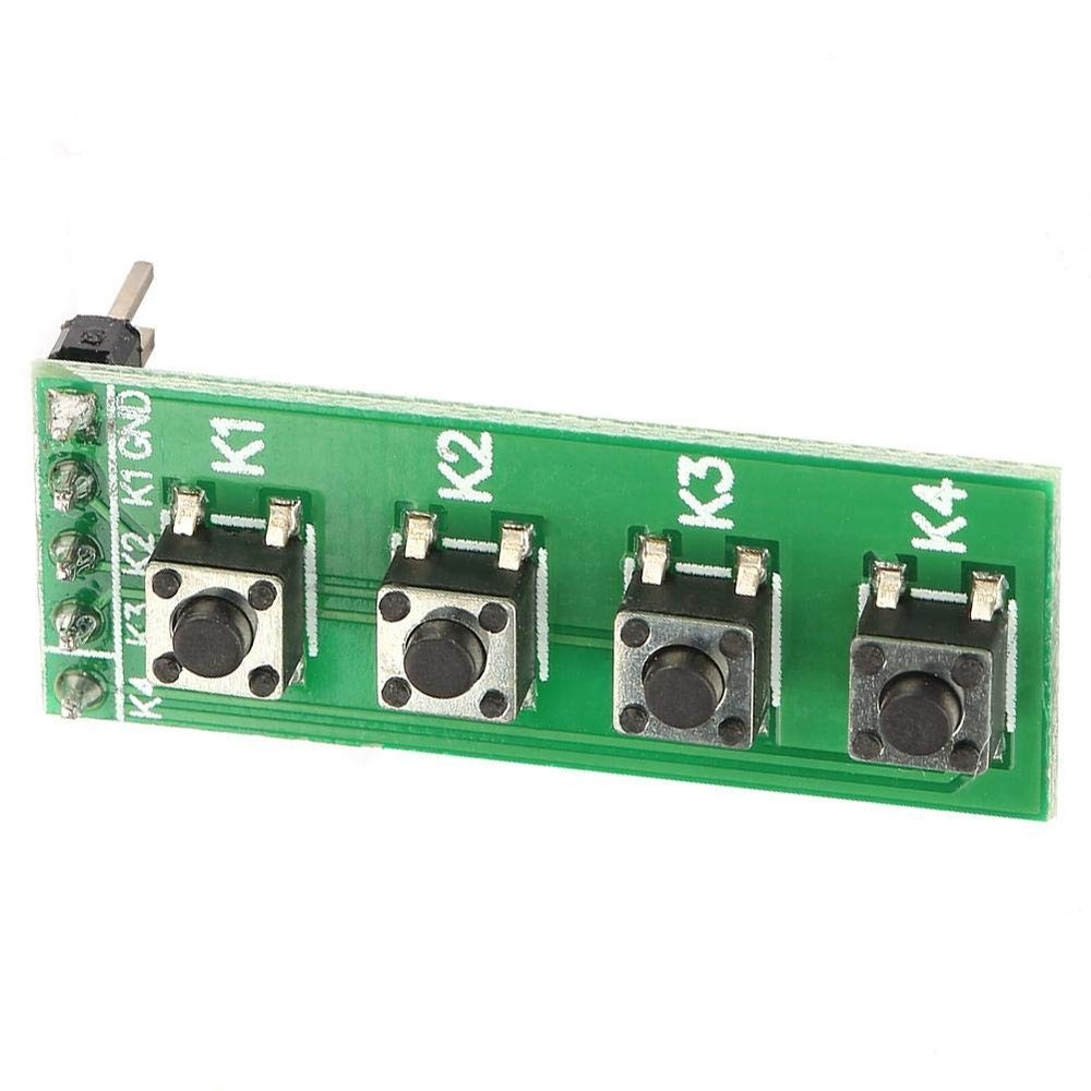4 Key Push Button Switch Module, Keyboard Board, DIY KIT, Arduino, ESP32