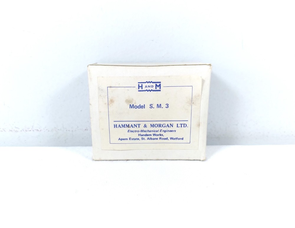 Hammant & Morgan Model S.M.3 Solenoid Motor