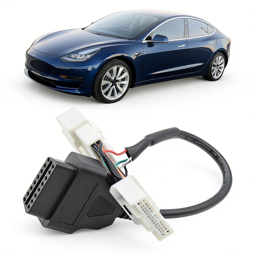 OBD2 Diagnostic Connector Harness Plug Cable for Tesla Model 3 Model Y Adapter