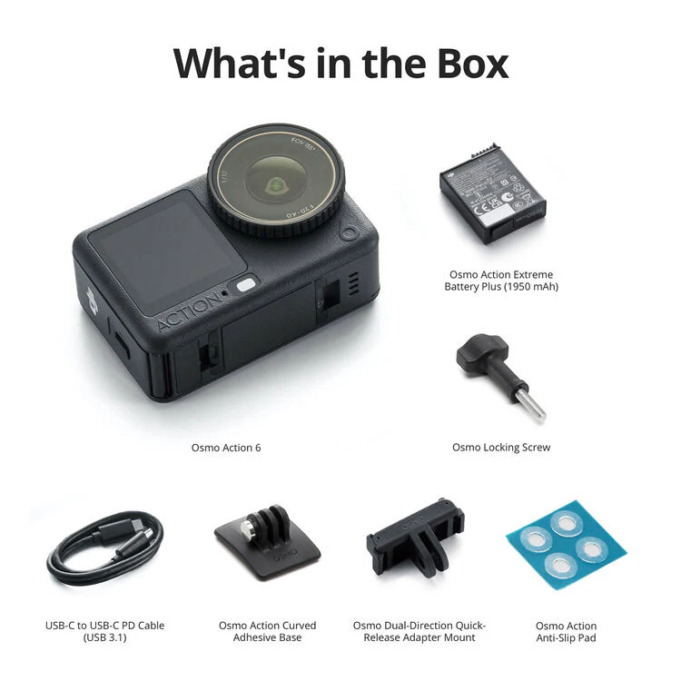 Osmo Action 6 Standard Combo 8K Action Camera
