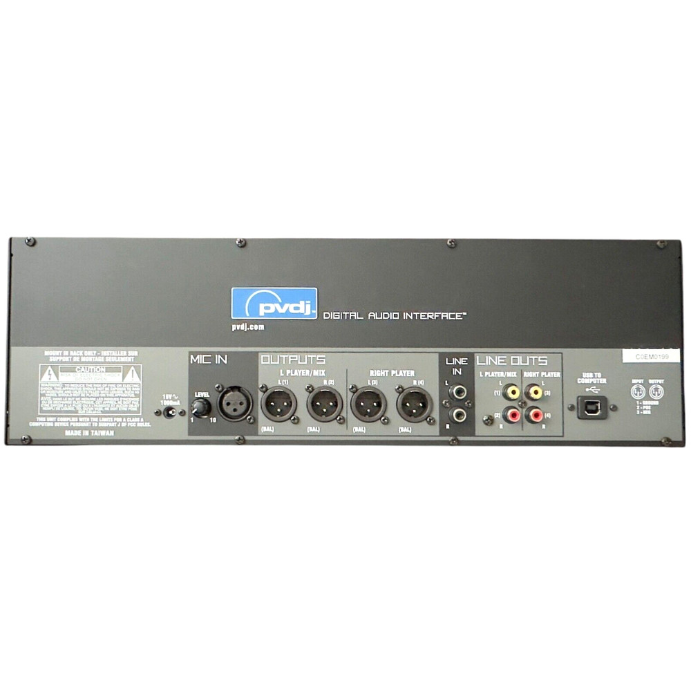 Peavey PVDJ DAI Digital Audio Interface NOS Open Box Complete