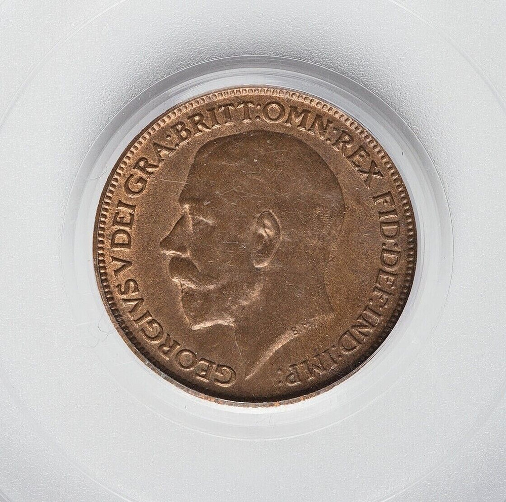 1920 Great Britain 1/4D One Farthing PCGS MS64BN