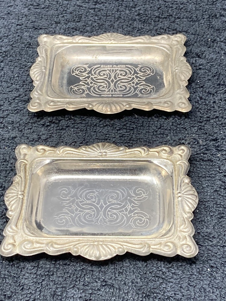 Silver plate Hong Kong 3 Inch Trays