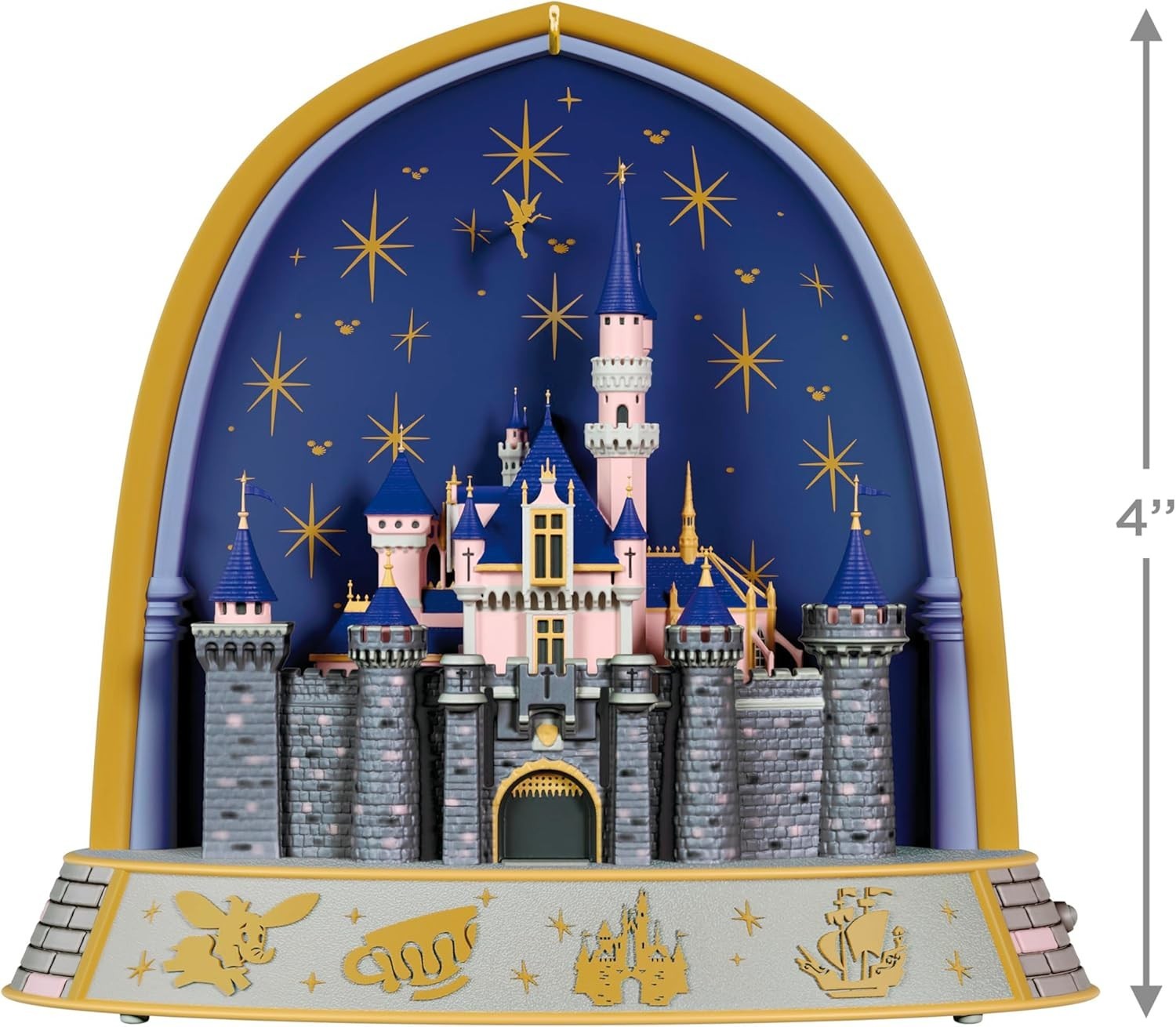 HALLMARK KEEPSAKE DISNEYLAND 70th Anniversary SLEEPING BEAUTY CASTLE Ornament