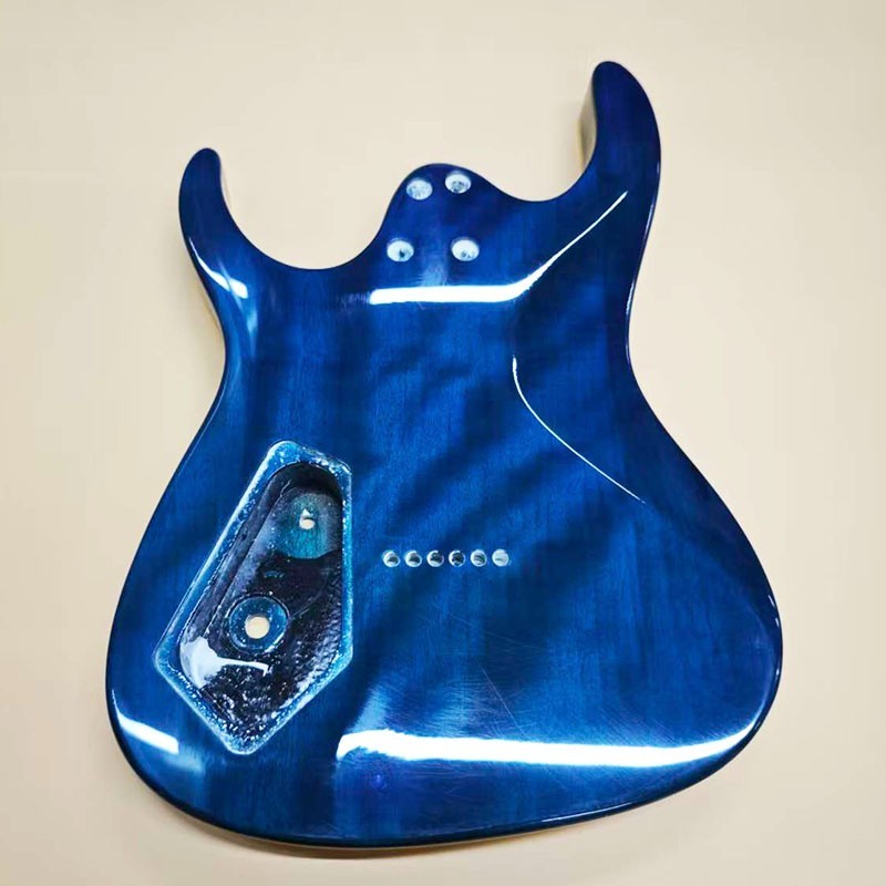 DIY Basswood Guitar Body 24 Fret 648mm Scale Glossy Replacement Part