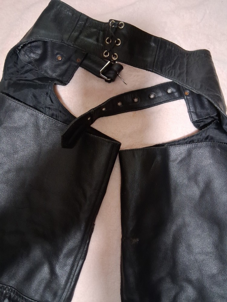 Genuine Leather Riding Chaps Size XSmall
