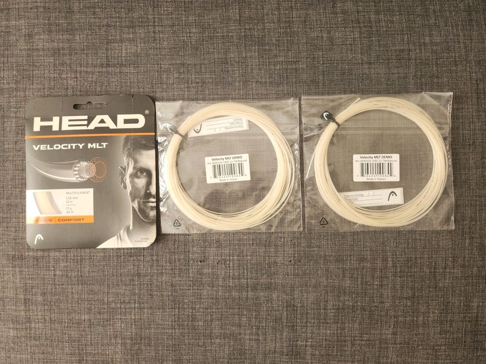 Head Velocity MLT string 1 set  17g, 2 sets 16g demo