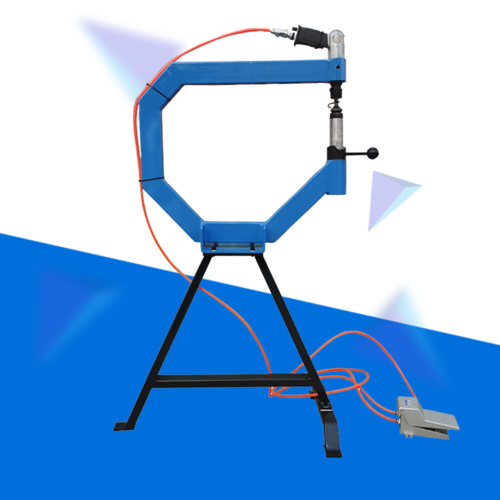 4Inch Pneumatic Planishing Hammer Airpress Tool w/ Cast-Iron Stand, Anvil 1/2/3"