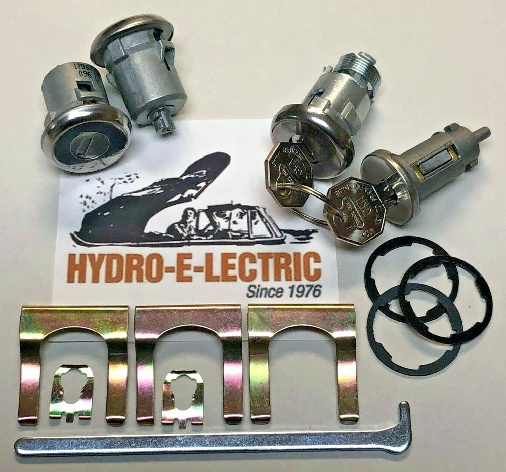 NEW 1966-1967 Impala & Caprice Ignition, Door & Trunk Lock Set- 1 Key system