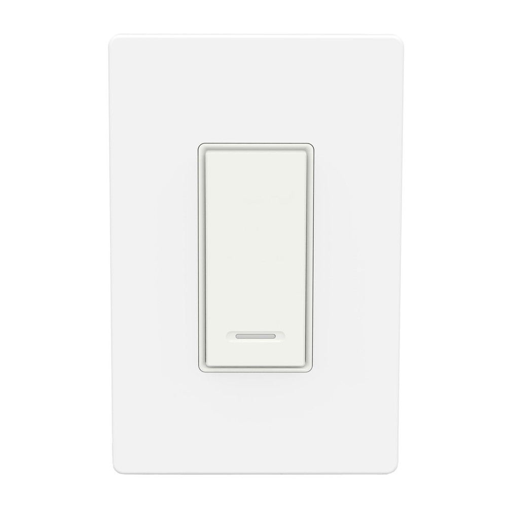 BN-LINK WiFi Smart in-Wall Light Switch, No Hub Required with Timer White