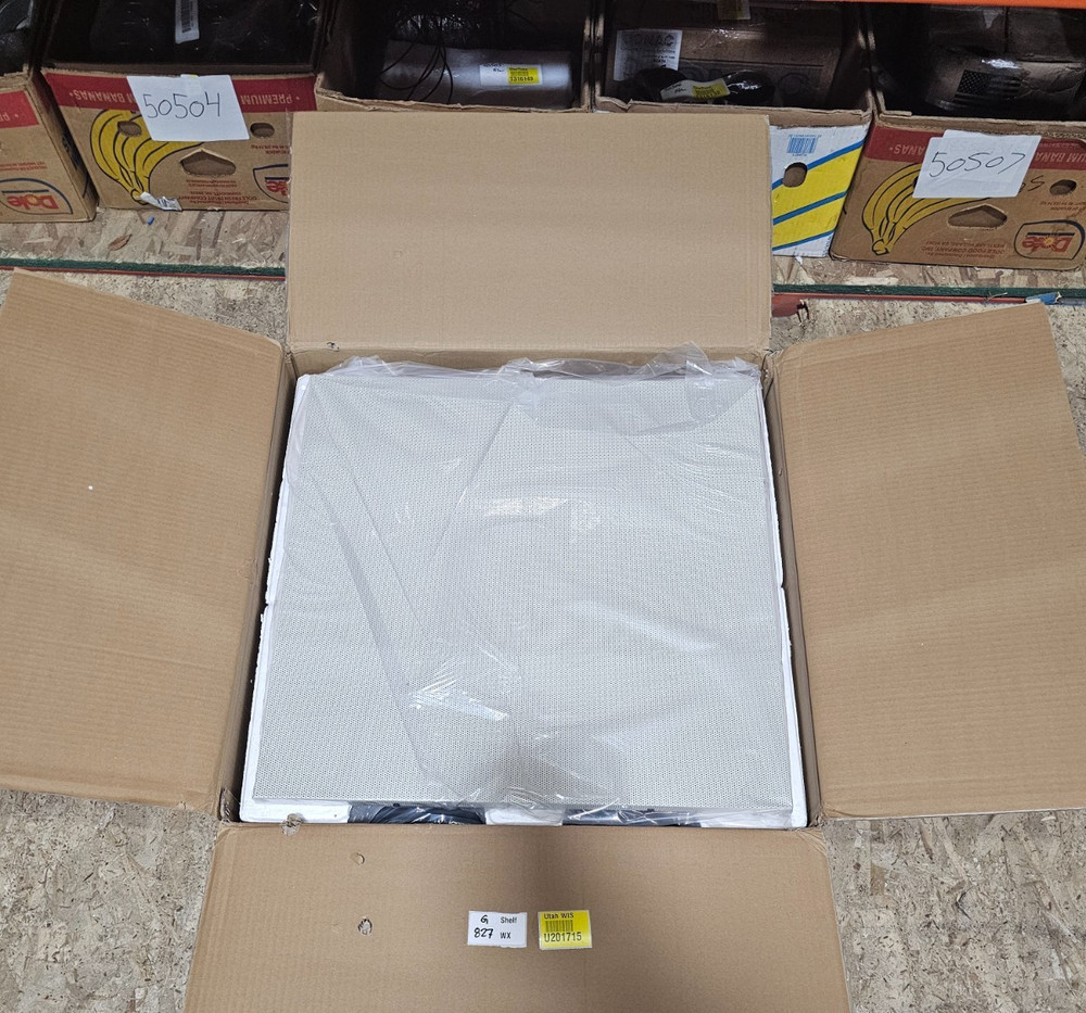 (QTY 2) Bogen CSD2X2 2 x 2' Tile Drop-In Ceiling Mounted Speaker with Back Can