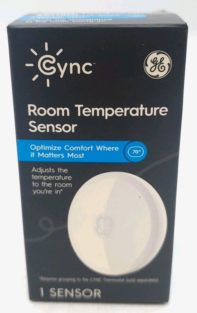 GE Cync Room Temperature Sensor Model CWLTSBLNWN1-1