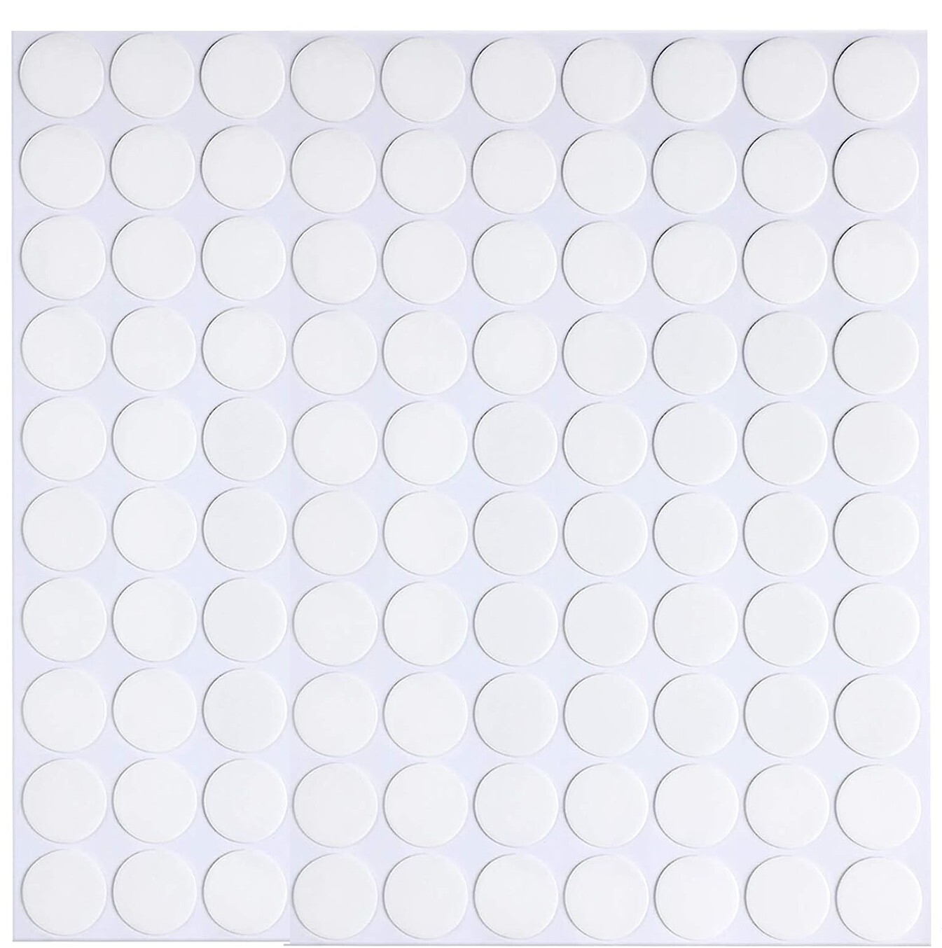 100 Clear Adhesive Dots Removable Two Sided Round Glue for Arts Crafts Posters