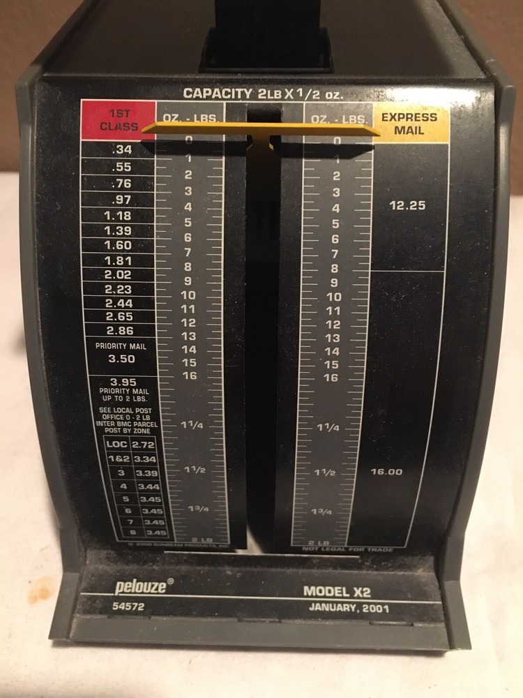 Vintage Pelouze Postal Scale January 2001