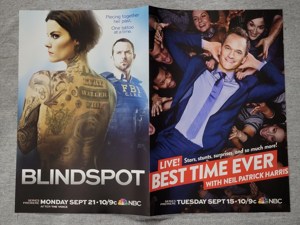 2015 Magazine Advertisement Page Best Time Ever Neil Patrick Harris Print Ad