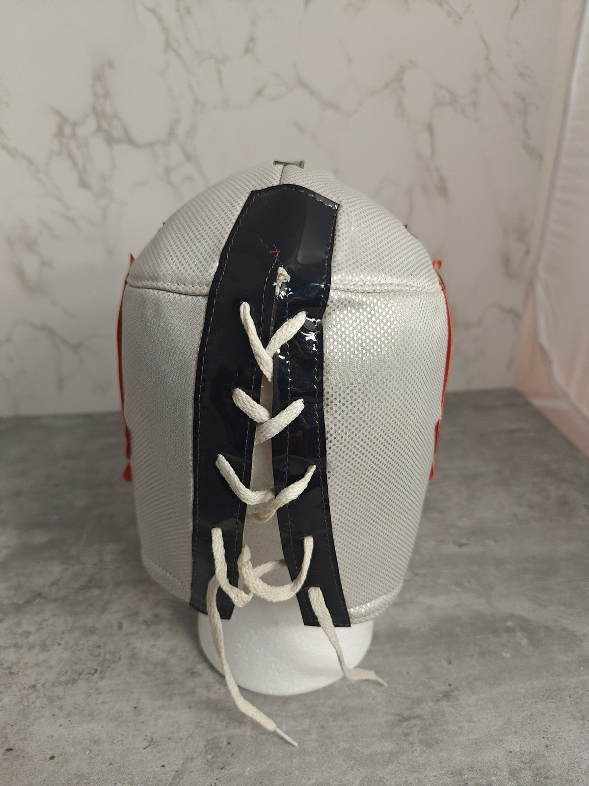 Vintage Luchador Wrestling Mask Libre Cross Fabric