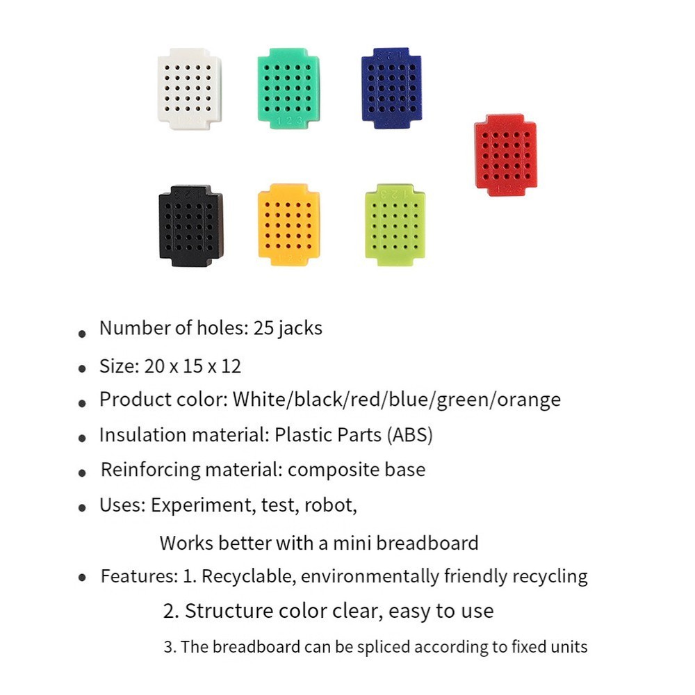 Solderless Experimental Board Collection (35 Pcs) for Tech Enthusiasts