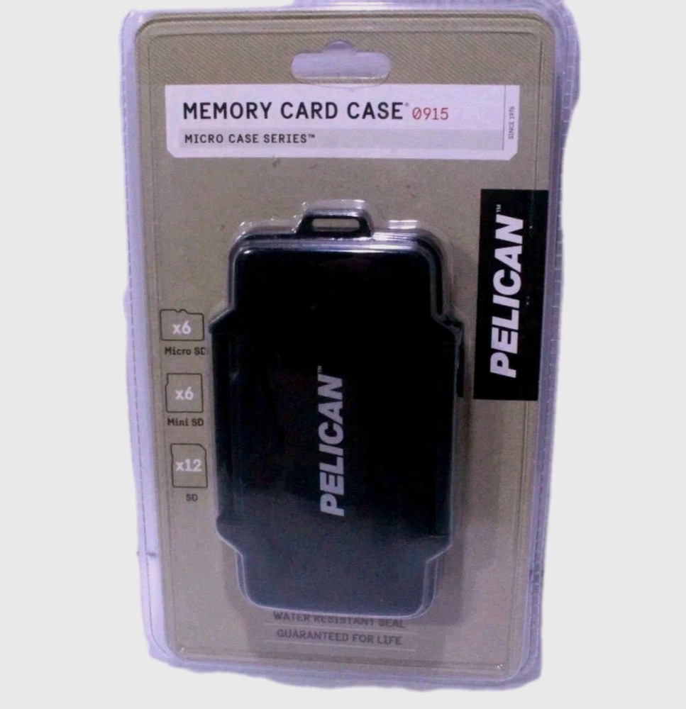 Pelican 0945 Compact Flash Memory Card Case (Black)