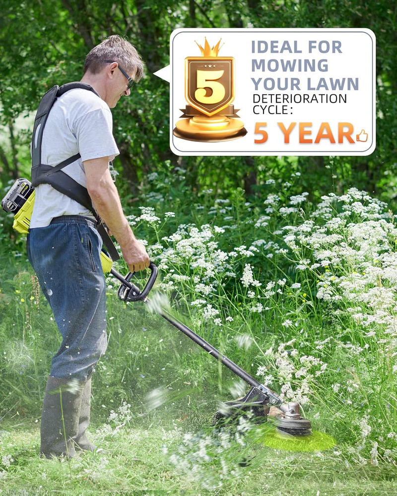 Weed Wacker String Compatible with Ryobi One Plus+ AC80RL3, 0.08'' String Trimme