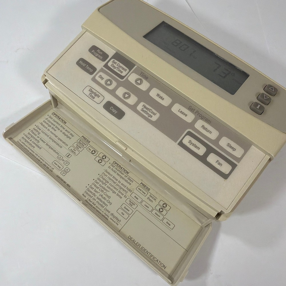 Honeywell T8602C2000 Programmable Thermostat Beige