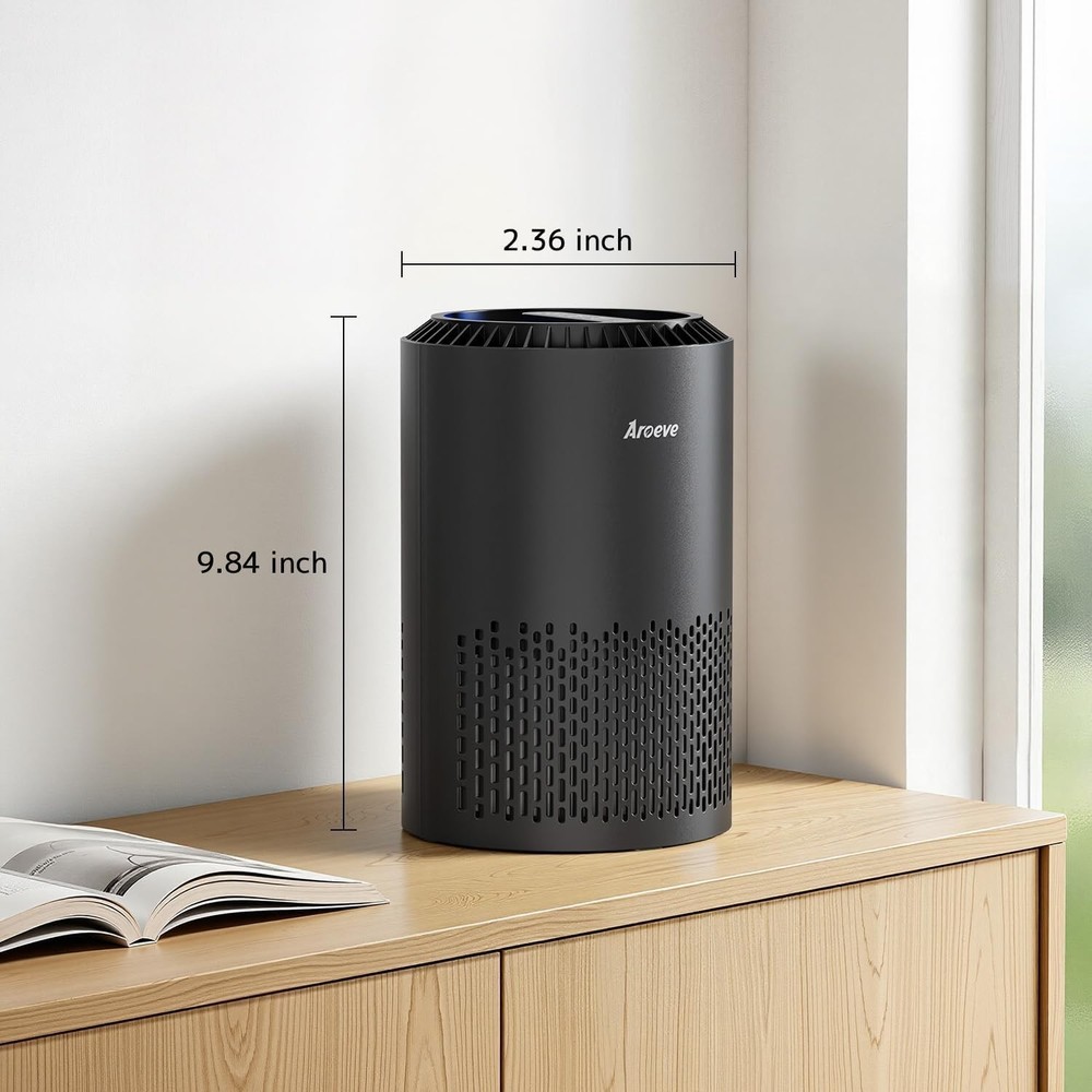 Air Purifier for Smoke & Dander - Low Noise operation with Aroma Diffusion