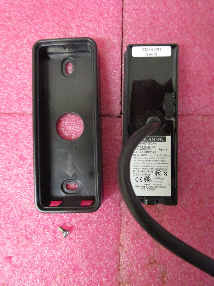 Keyscan K-PROX3 125KHZ READER ACCESS CONTROL KPROX3 Black - Used