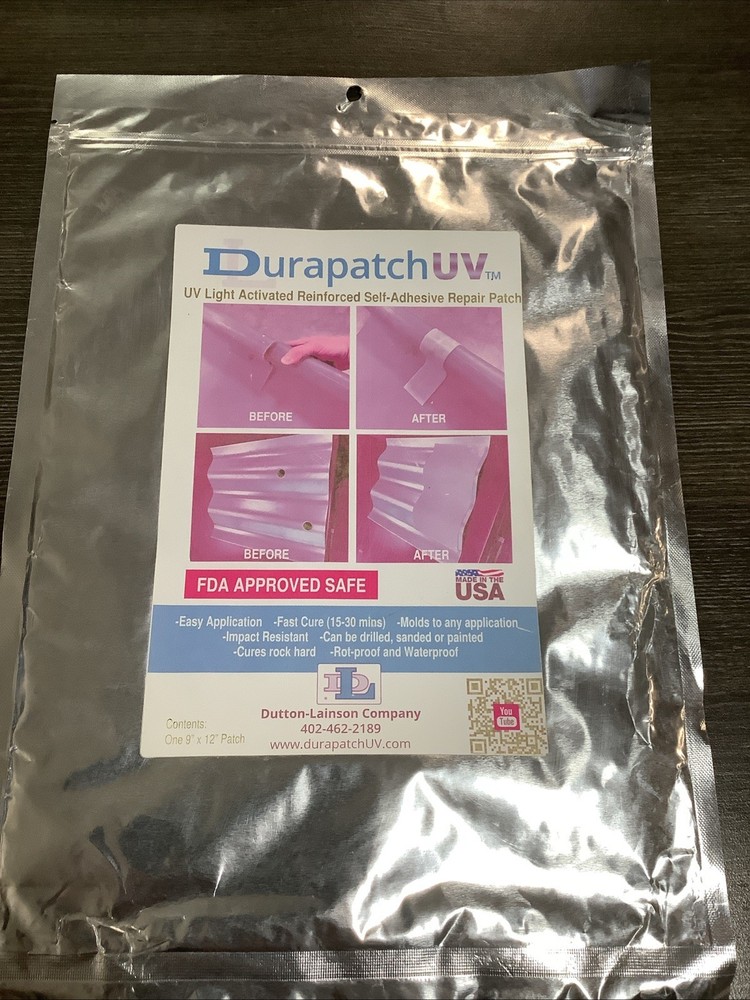 Dutton 56714 Durapatch UV Repair Patch 9 x 12 Ft