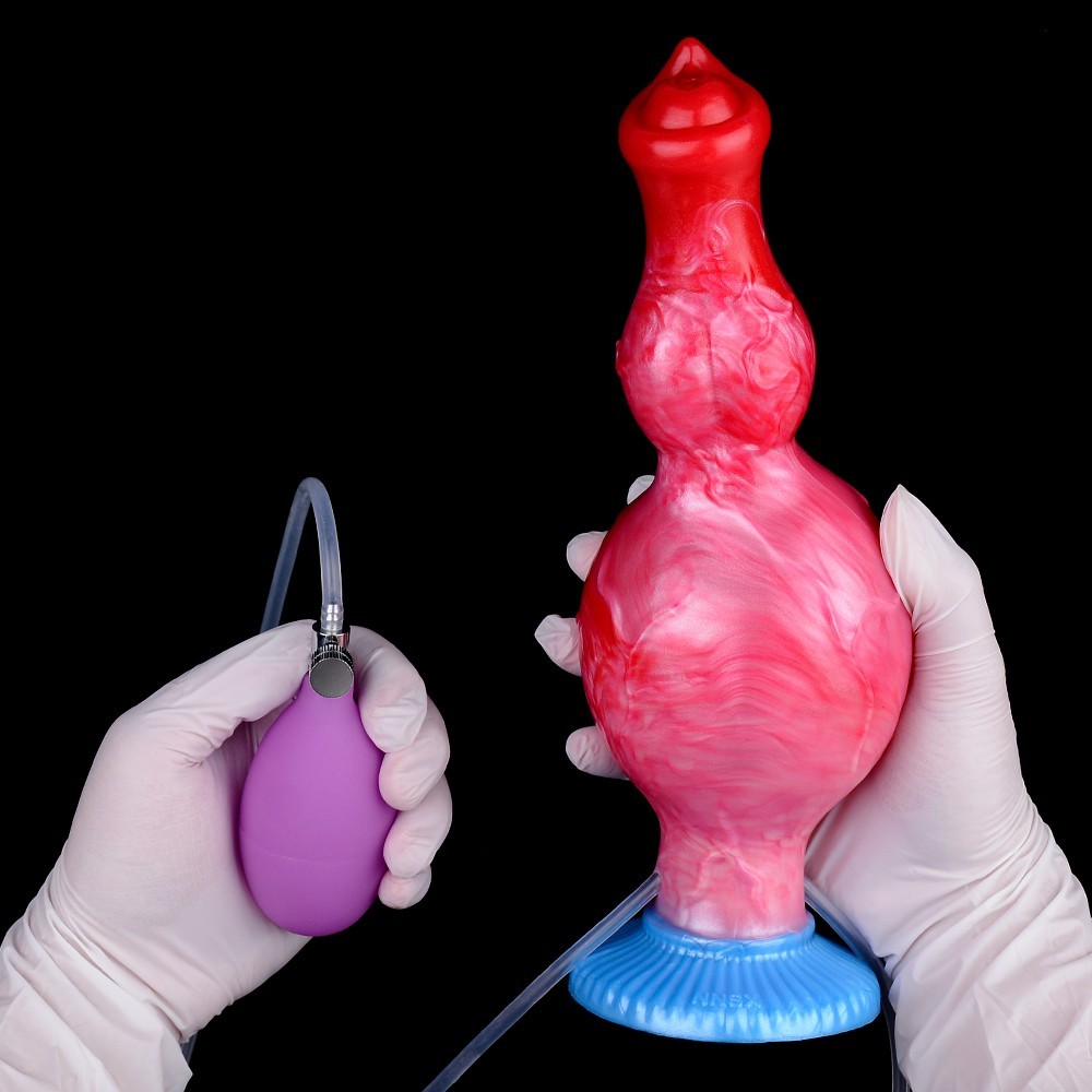 Inflatable Ejaculating Dildoe Realistic Squirting With Suction Cup Use Lubricate