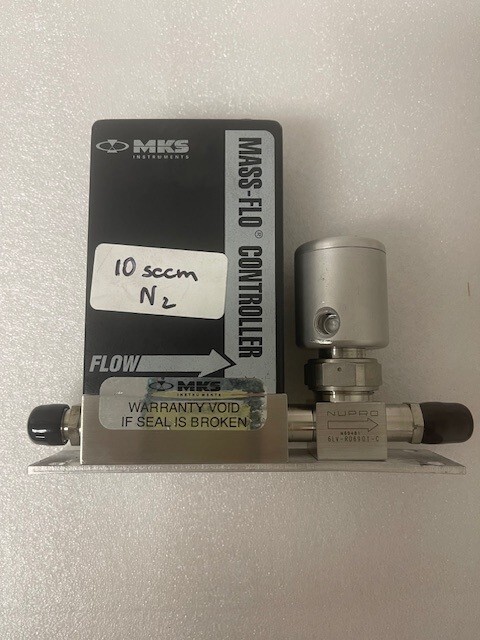 Mass Flow Controller 10 sccm N2 SN 2179A11CR1BV- used