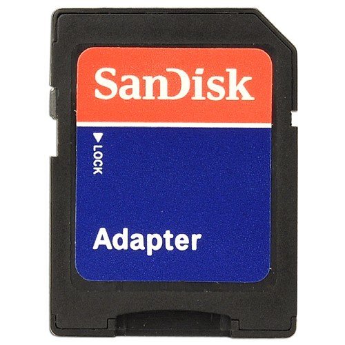 SanDisk microSD Micro SD to SD SDHC Memory Card Adapter Reader
