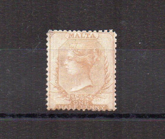 Malta 1863 1/2d MH