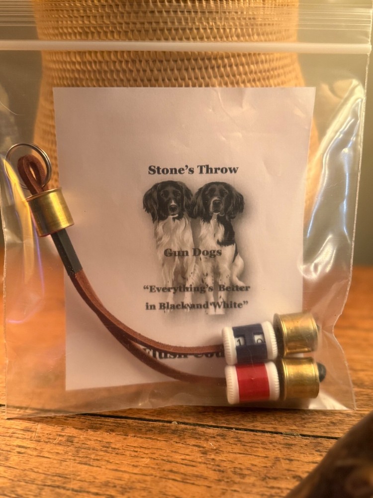 Upland Game Flush Bird Counters Brass Shell / Leather