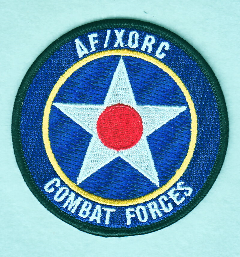 USAF Air Force Patch: AF/XORC - 3 1/2"