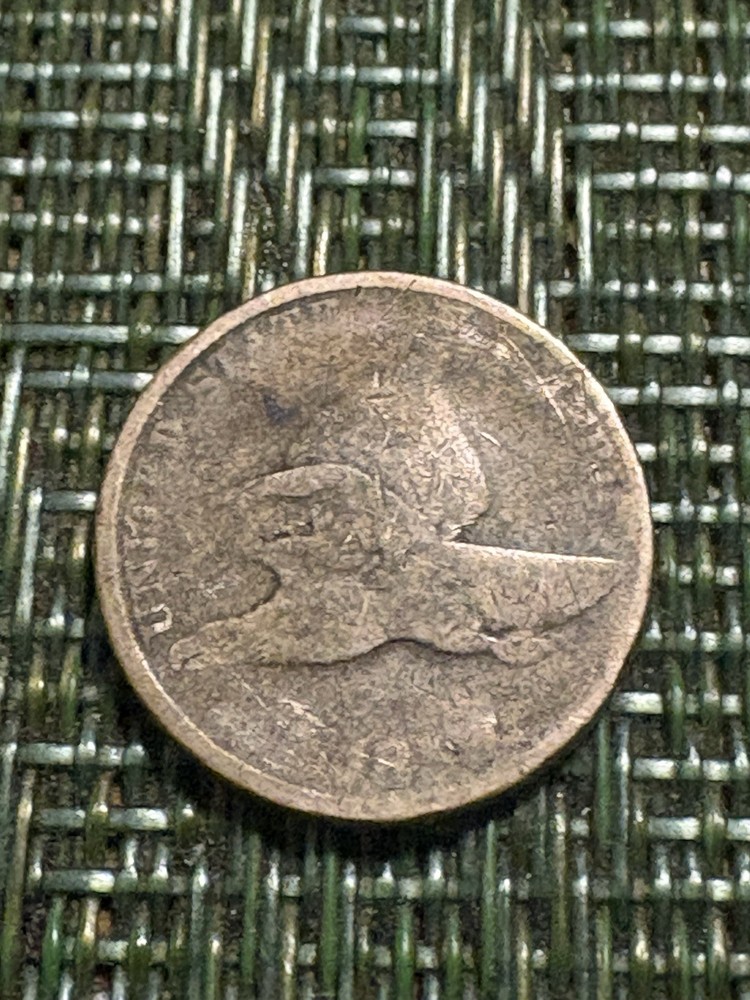 1858 Flying Eagle Cent Penny Coin