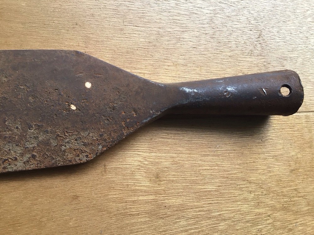 Vintage Metal Timber Framing Chisel 14 Inch Tool