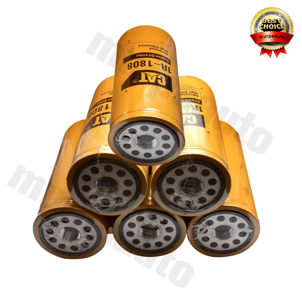 6x Caterpillar CAT 1R-1808 Engine Oil Filter 3406 C15 Advanced Efficiency 1R1808