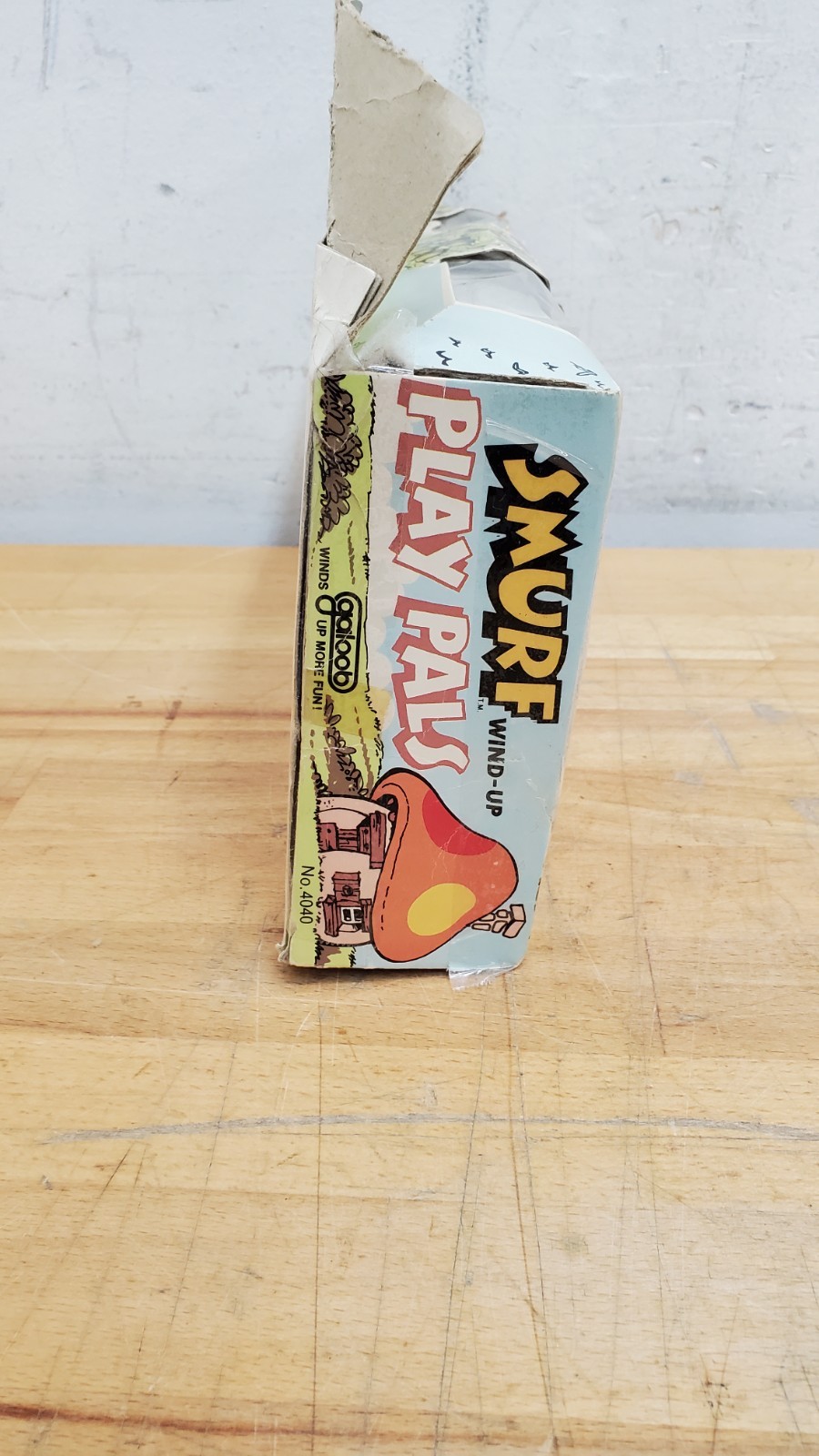 Vintage 80s Galoob Smurf Wind-Up Walking Toy Set 1982 * READ*