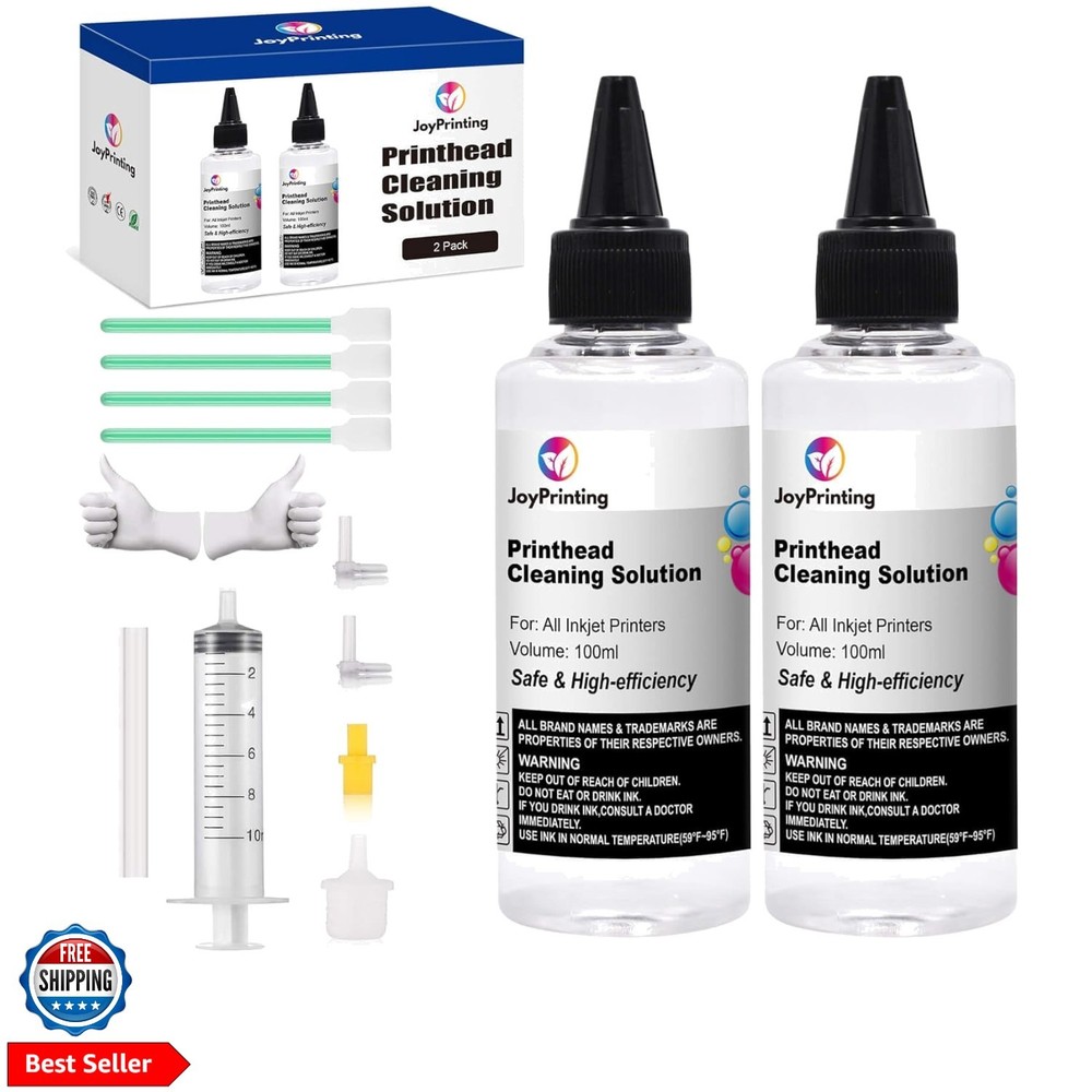 Printer Cleaning Kit for Epson, Printhead Cleaning Kit for HP, Printer Head C...