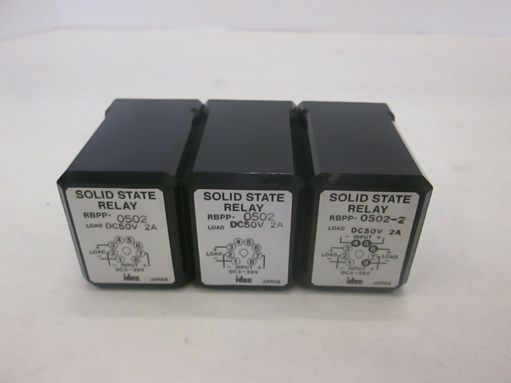 Idec, Solid State Relay, RBPP-0502, Used, Lot of 3