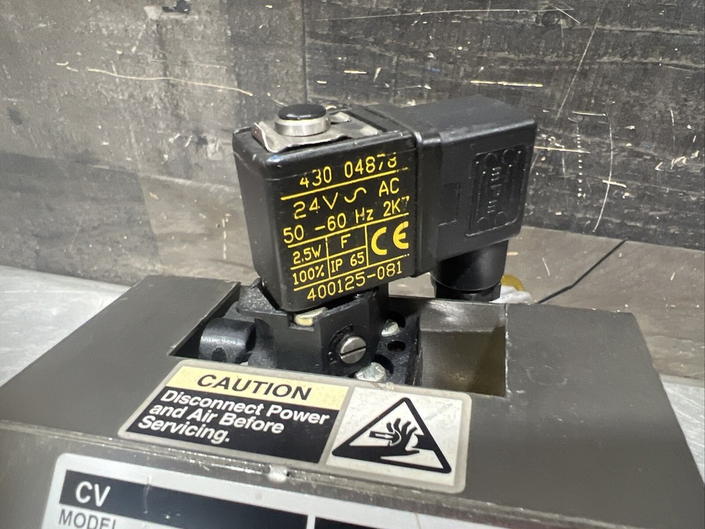 CONAIR material Hopper Isolate Receiver Model CV Used Surplus. Item ID 11
