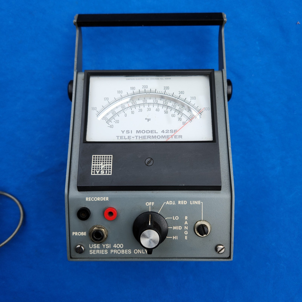 YSI Model 42SF Tele-Thermometer with probe/sensor