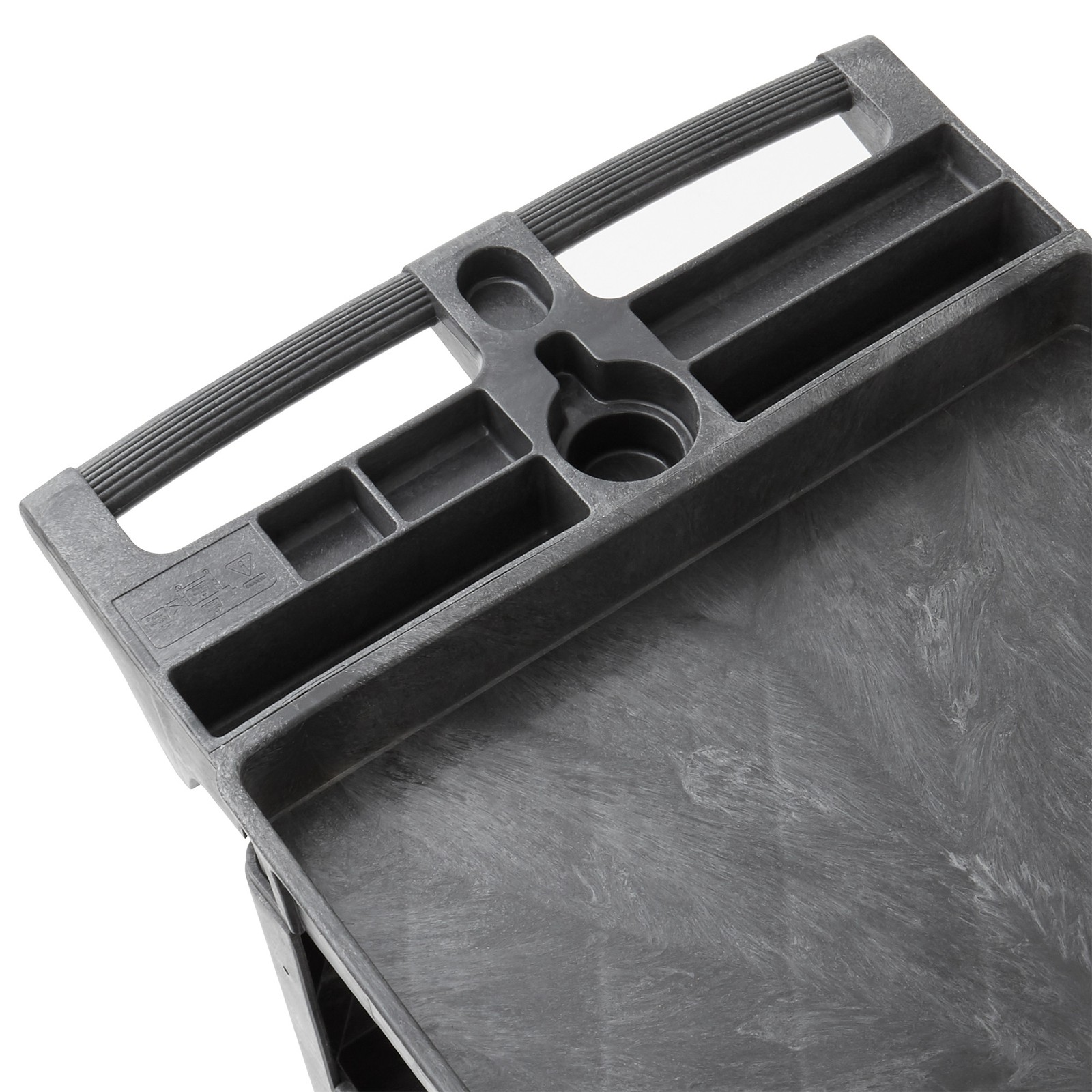 OPEN BOX - Utility Service Cart with 2-5" Swivel Wheels, 3 Shelves, 550lb.